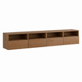 TV-Lowboard Walnuss Spanplatte Rechteckig 240 x 40 x 45 cm